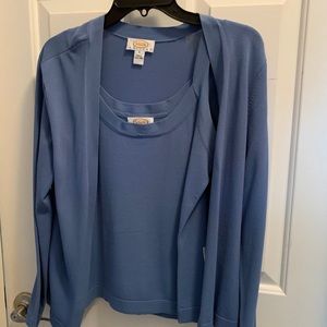 Cornflower Blue Cardigan set